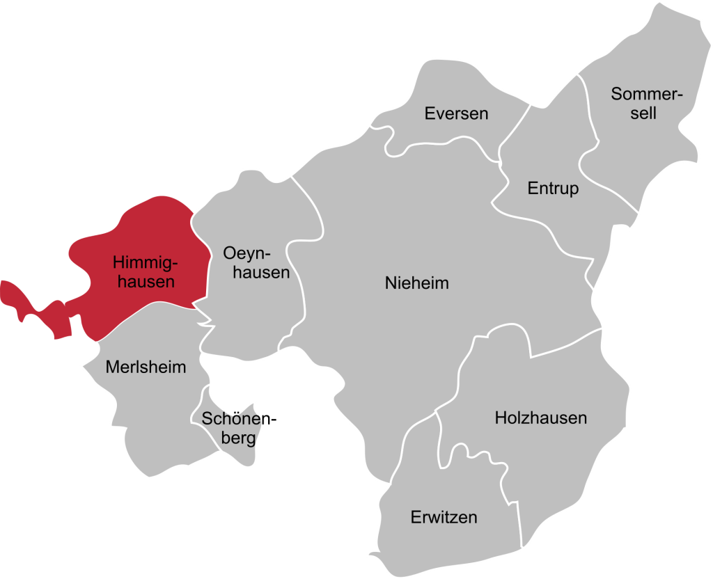 1970  Eingemeindung (Stadt Nieheim)
